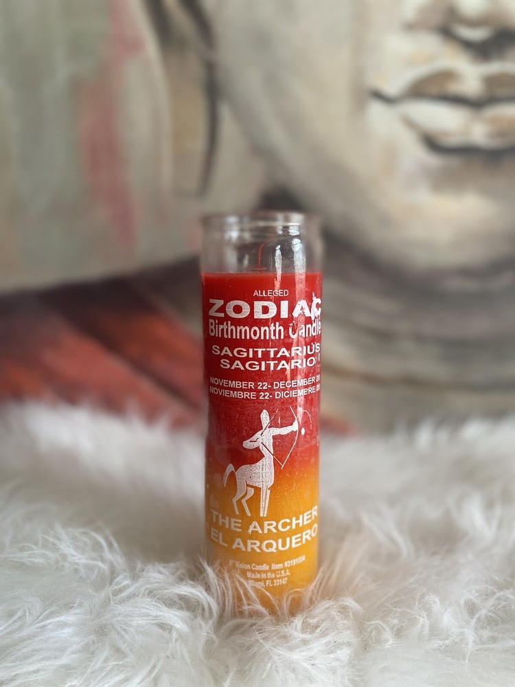 Sagittarius zodiac candle
