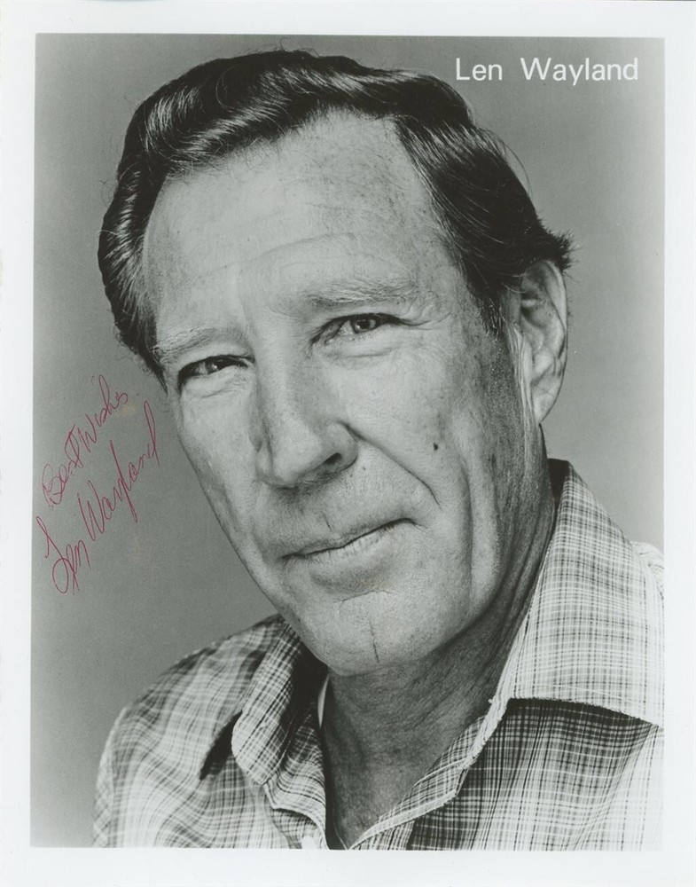 Len Wayland- Signed Photograph