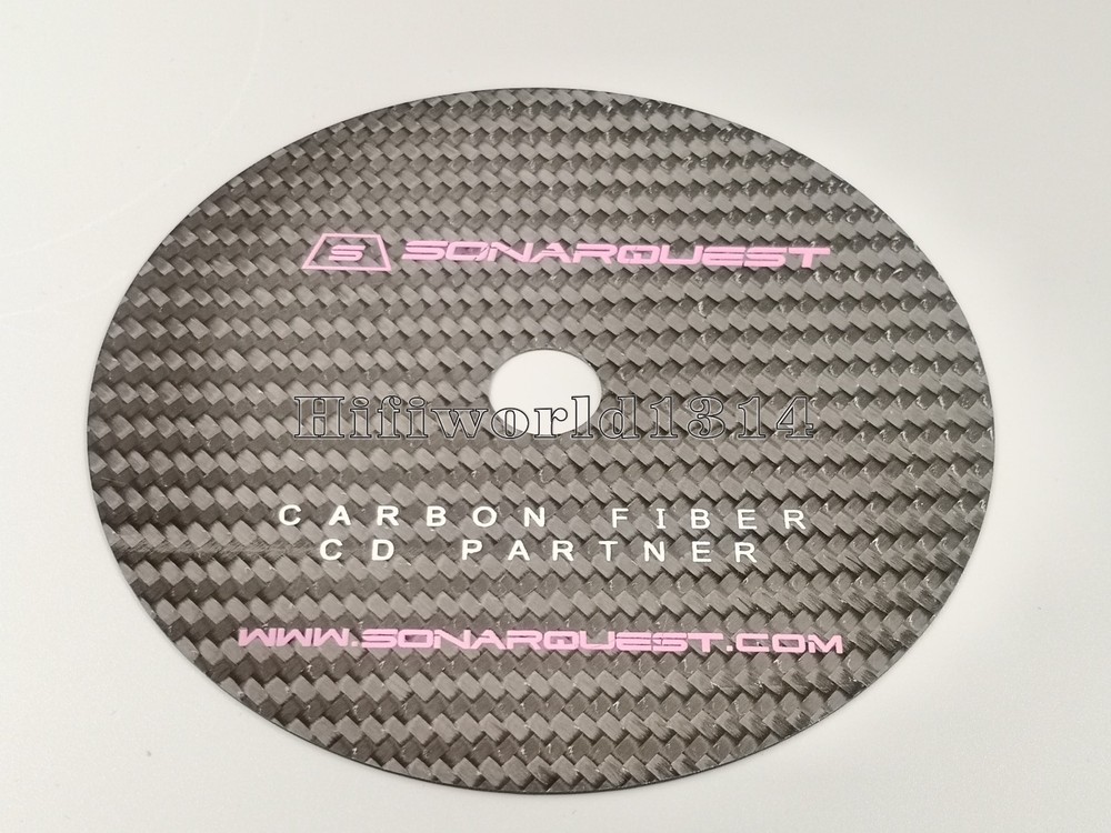 1x Hifi Carbon Fiber Precision CD Mat Stabilizer Harmonizer Partner