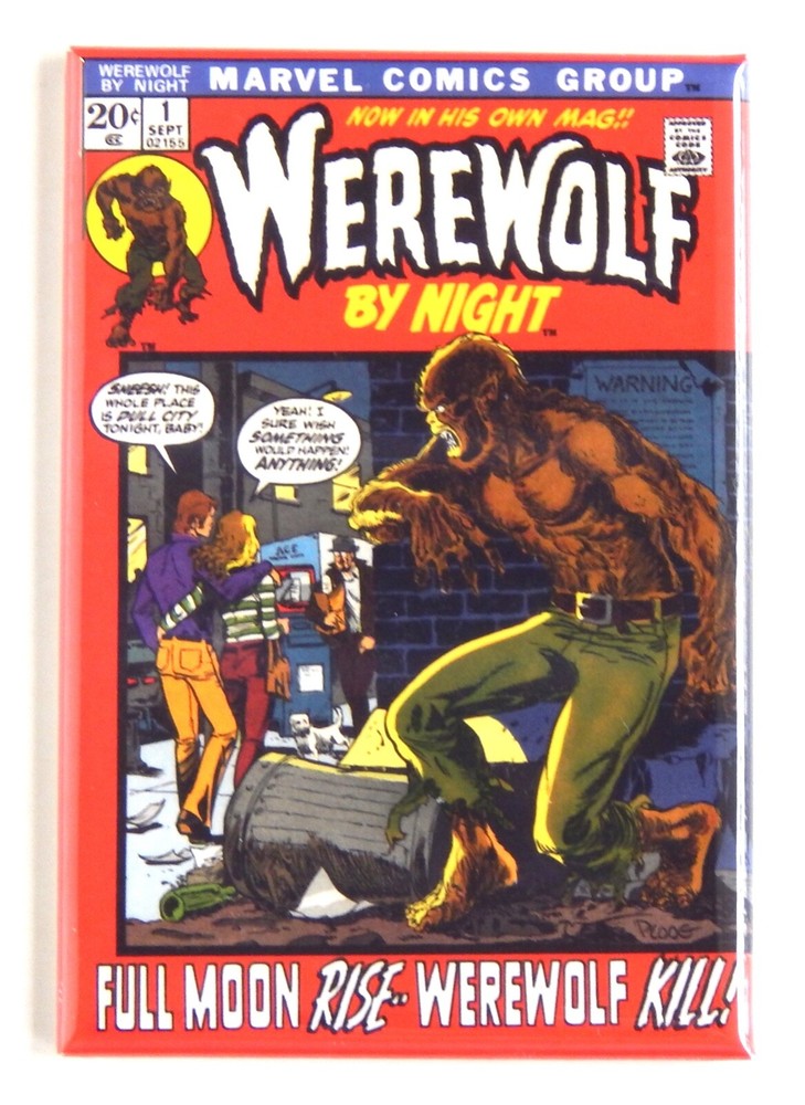 Werewolf By Night #1 FRIDGE MAGNET comic book