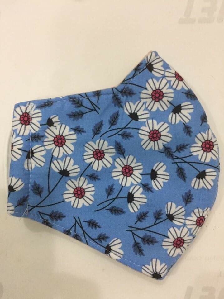COTTON FACE MASK-WASHABLE, REUSABLE, BREATHABLE