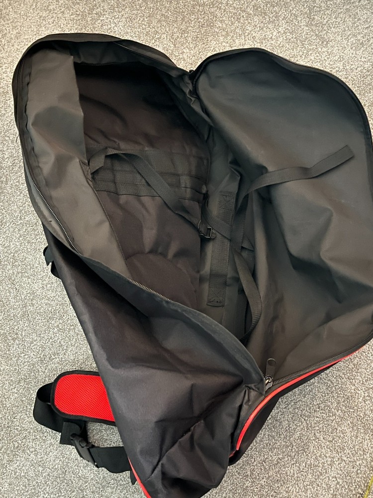 Hydro Force paddle board carrying backpack; black with red trim; new