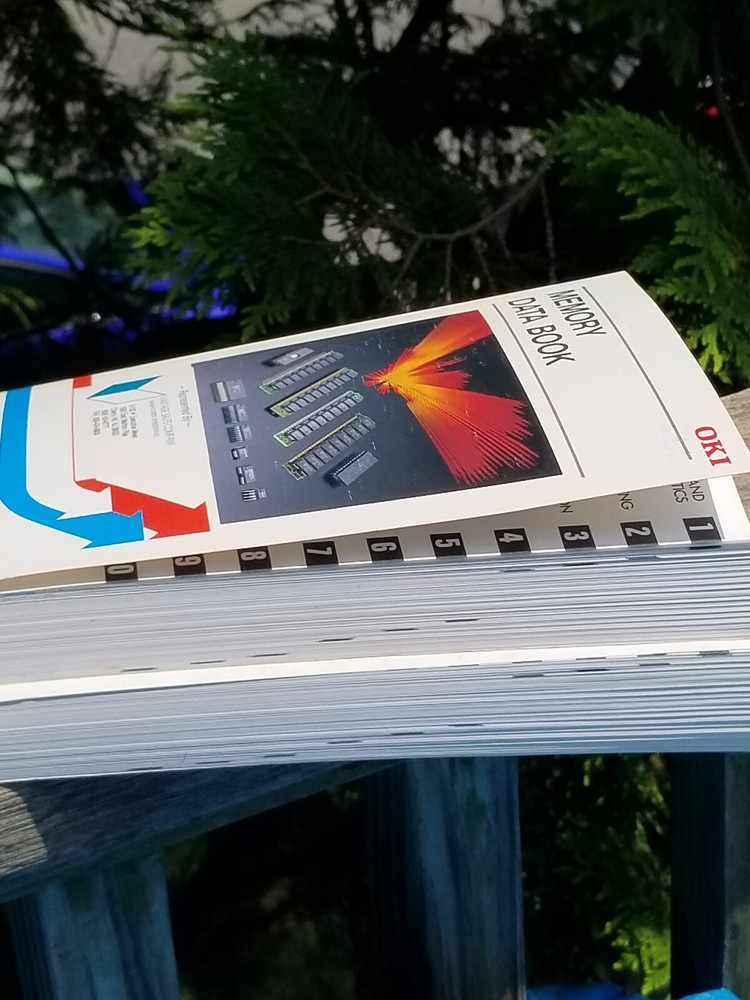 1 OF 2 VINTAGE ELECTRONICS BOOKS DATA OKI MEMORY 3RD EDITION 1987