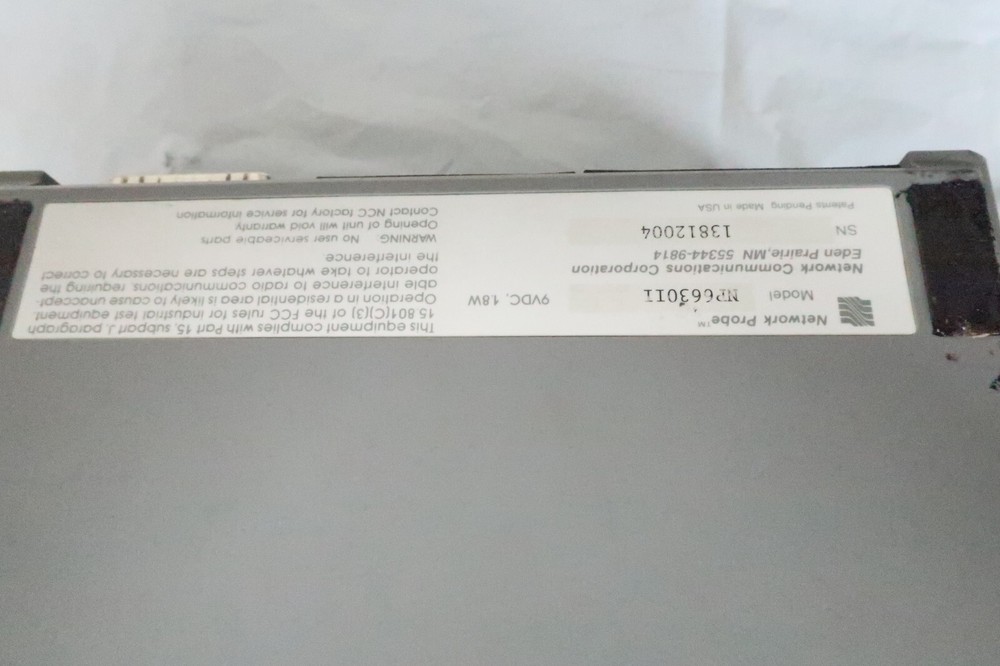 Network Communications Corp. Model 6630 Network Probe for RS-232 Testing