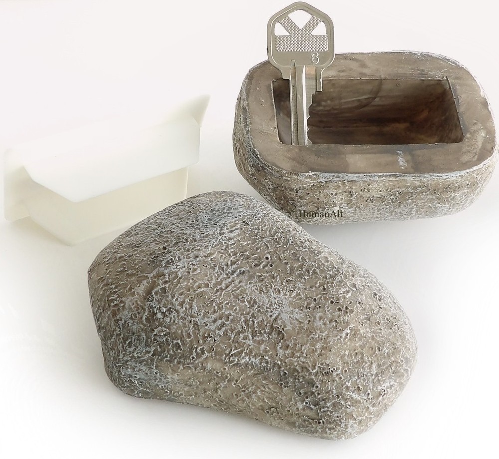 2-Pack Imitation River Rock Hide-a-Key