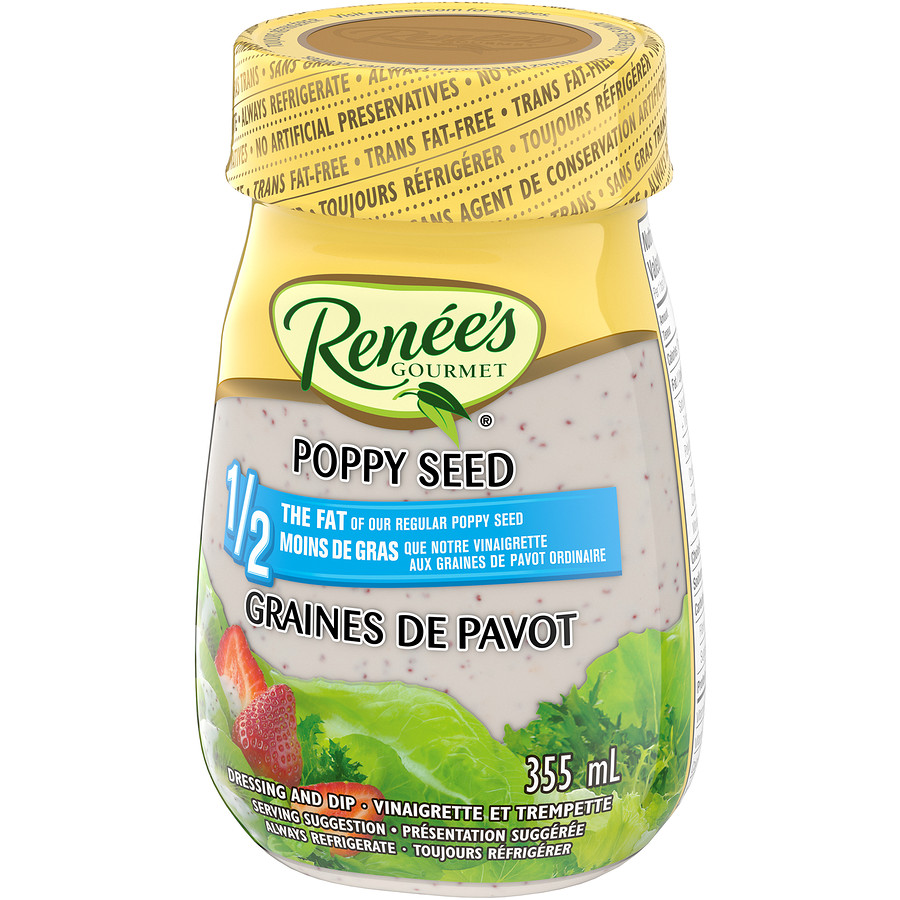 2-Pack Renees Poppyseed Dressing, Half Fat