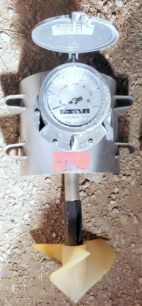 8" McCrometer Propeller Flow Meter - Used - Retails For $1695.00