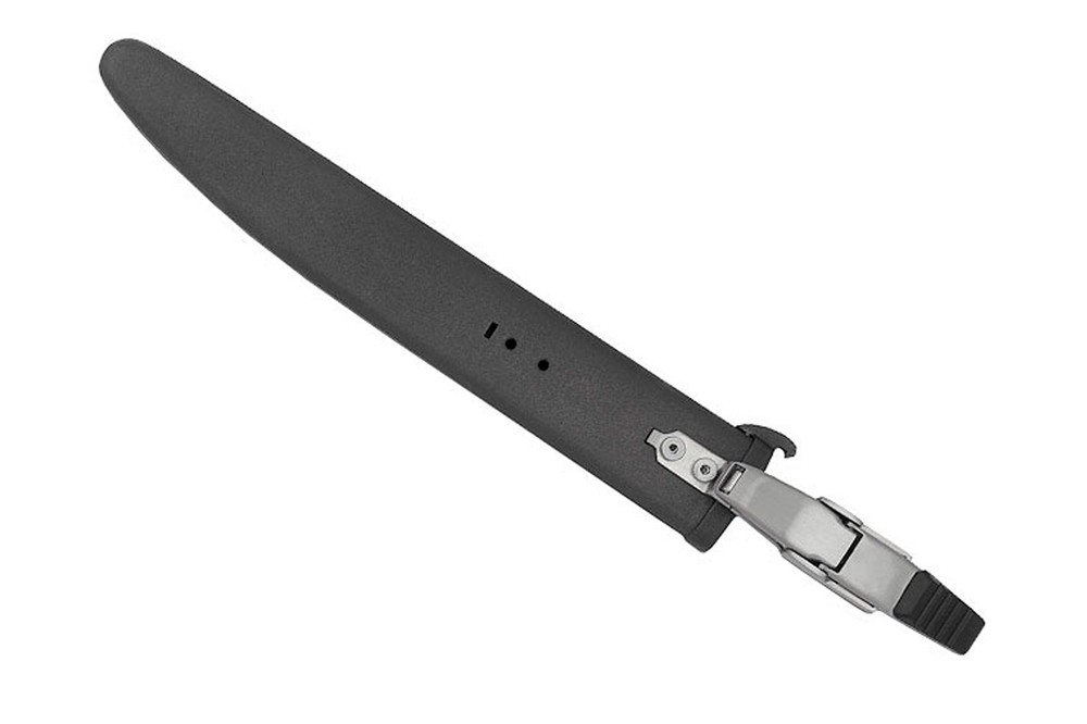 Both tactical with manta ray skin handle