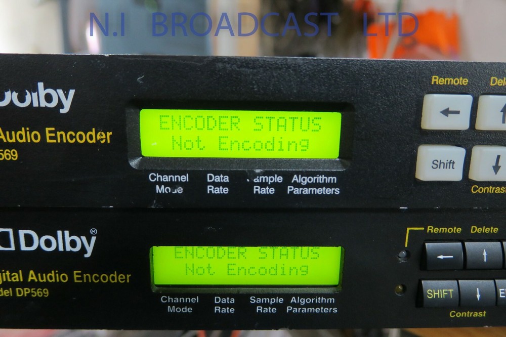 2x Dolby audio encoder DP569 encoders for audio