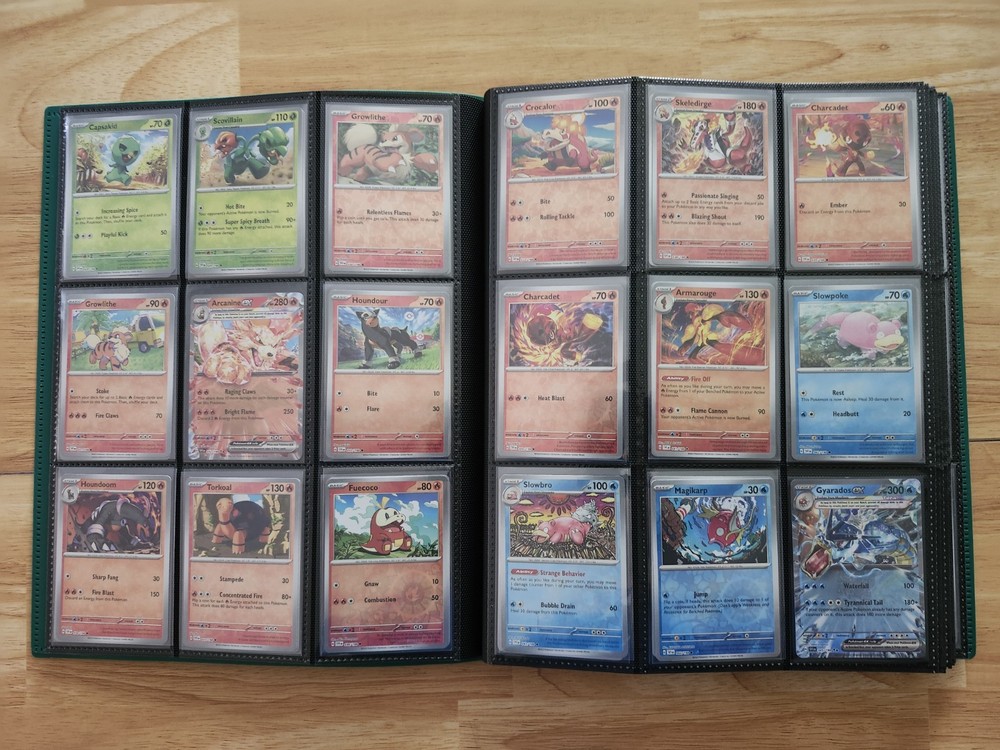 Pokemon Scarlet Violet Base Set Complete Master Set w/ Reverse Holos & Binder NM