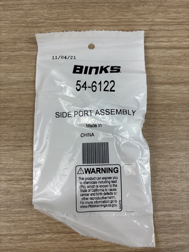 Binks 54-6122 Side Port Assembly