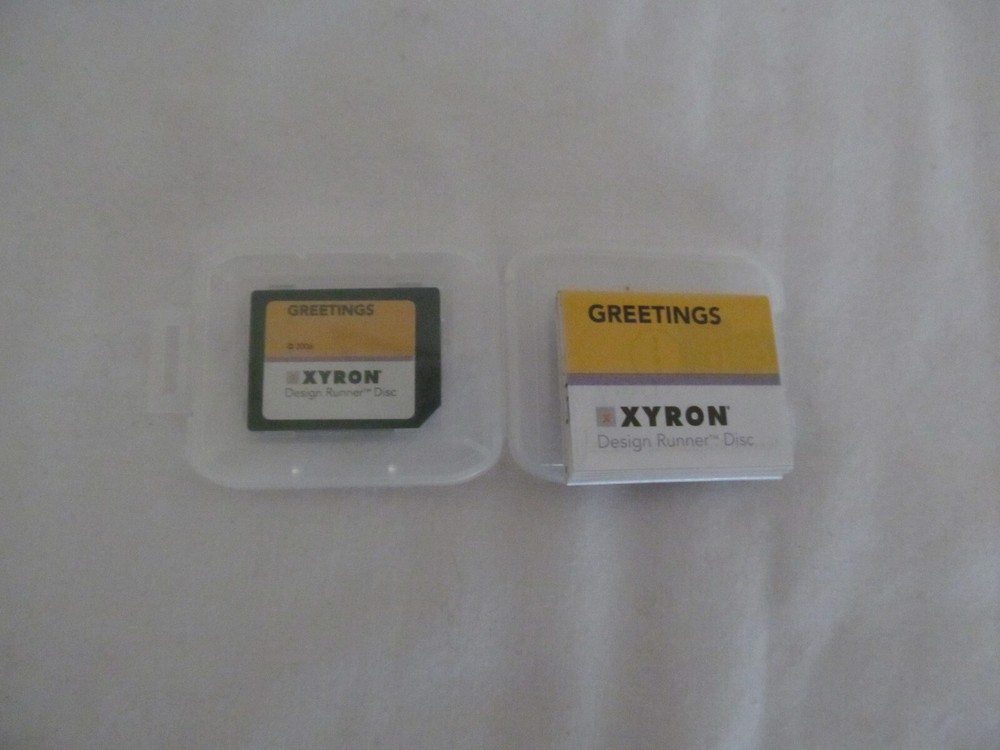 Xyron Design Runner Design "Greetings" Disc 2006