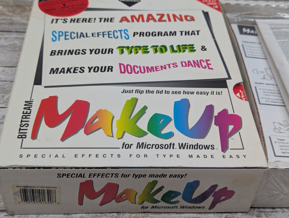 Bitstream MakeUp for Windows Special Effects for Type 3.5 / 5.25 Media