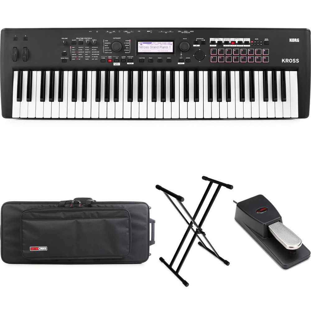 Korg Kross 2 61-key Stage Bundle