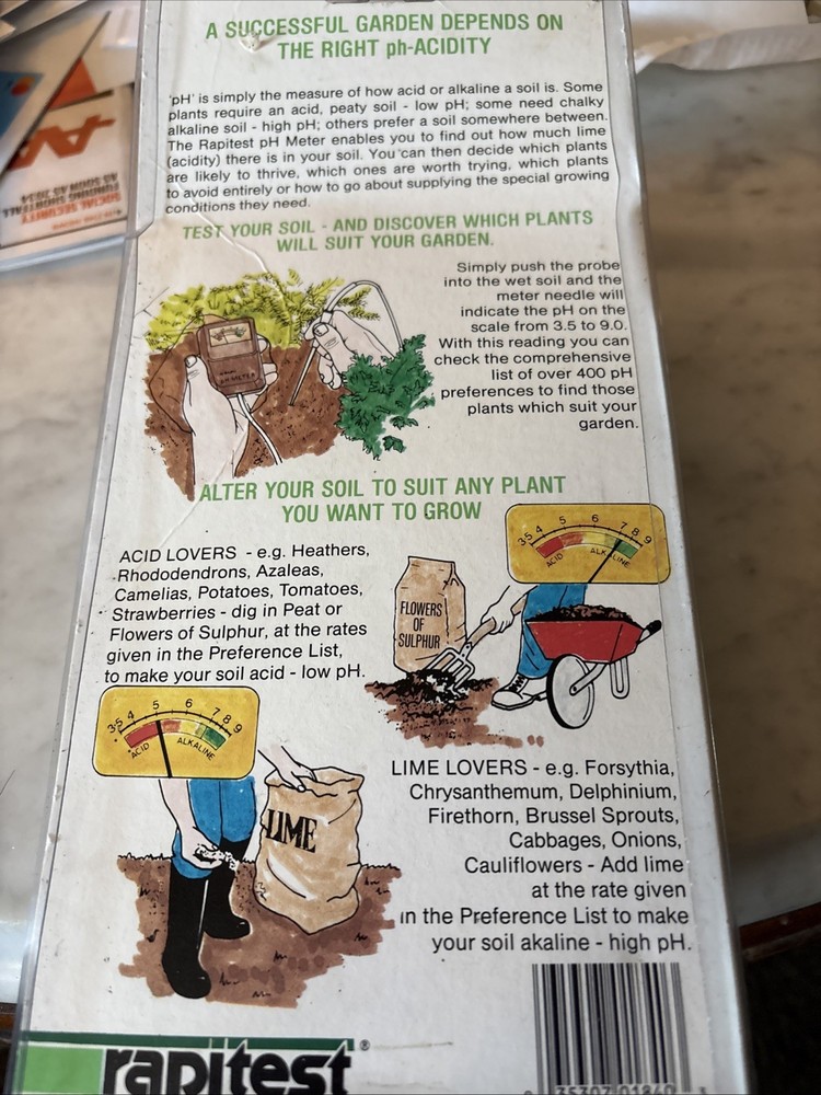 Rapitest pH Meter for Soil Testing