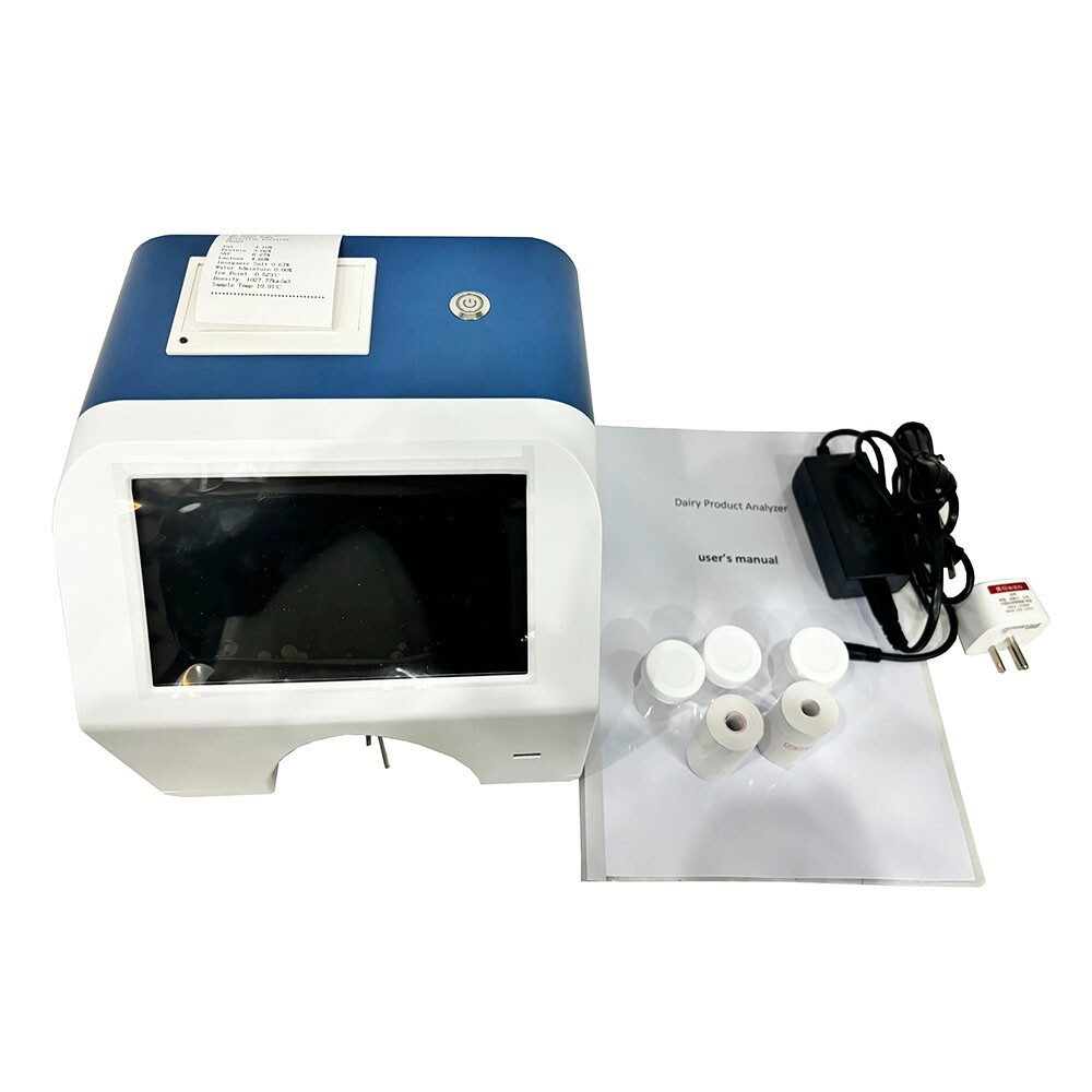 Milk and Dairy Component Analyzer with Built-in Thermal Printer Touch Screen