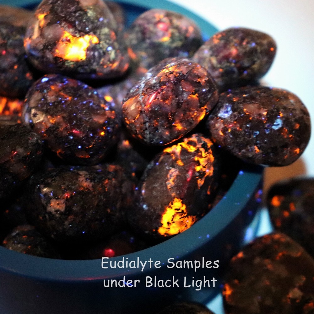 Polished Eudialyte, Fluorescent Mineral (EUD33)
