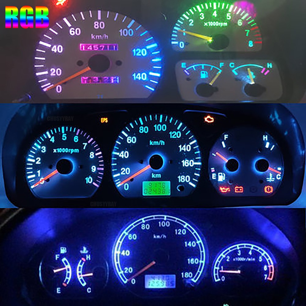 NEW Dash Instrument Cluster Gauge RGB SMD LED LIGHT KIT Fits 94-01 Acura Integra