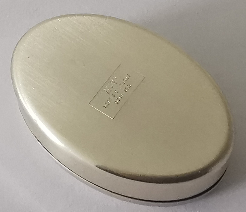 Vintage Solid Silver Guards Regiments Box - Blues & Royals - London 1979.