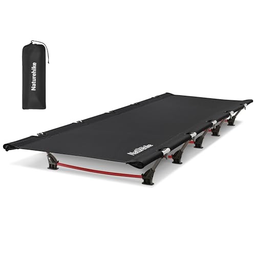 GreenWild Camping Cot, Ultralight Folding Backpacking Cot, 60-Second Black 02
