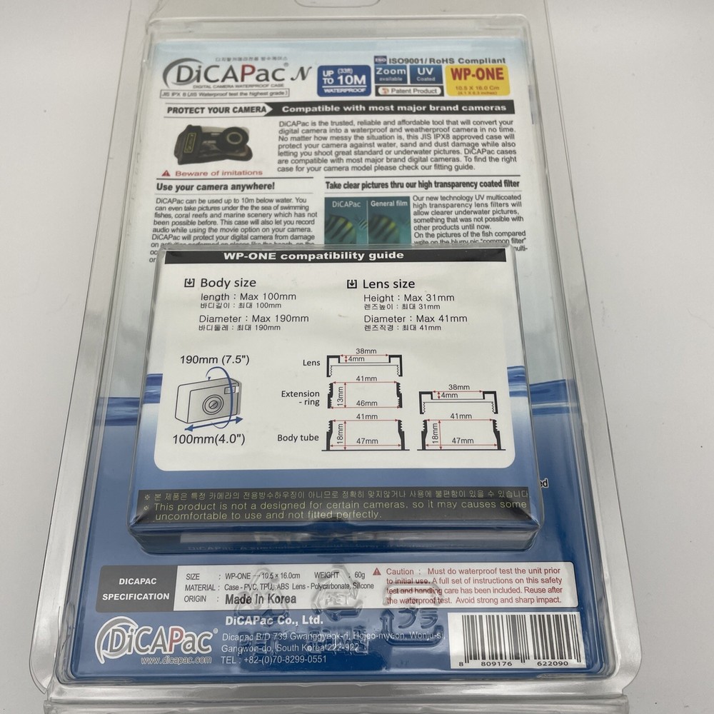 DiCAPac WP-ONE Underwater Housing