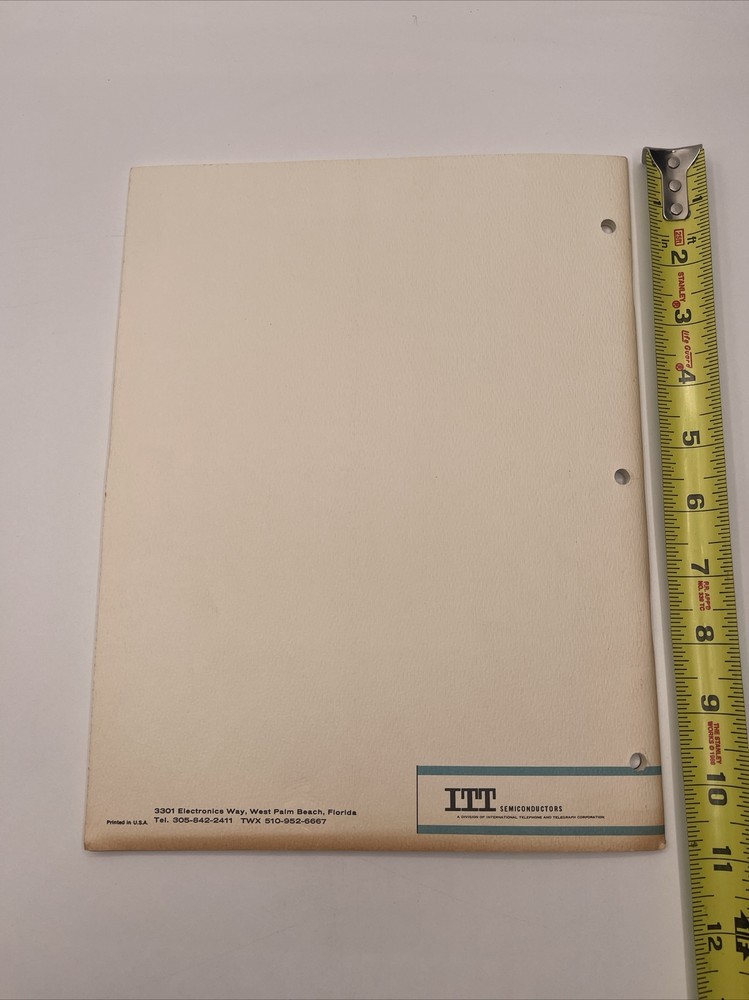 1965 Fall ITT Semiconductors Condensed Catalog