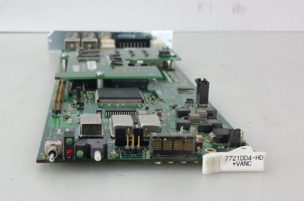 Evertz 7721DD4-HD +VANC HD/SD-SDI Quad Data De-embedder W/ Back Panel