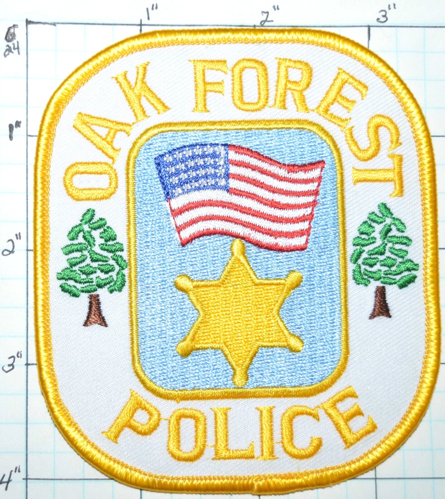ILLINOIS, OAK FOREST POLICE DEPT PATCH