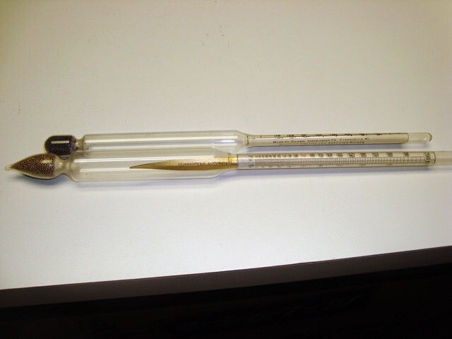 Pair of Vintage Hydrometers