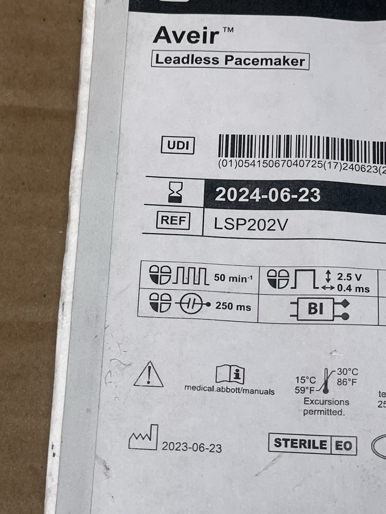 Abbott LSP202V Aveir Leadless Pacemaker