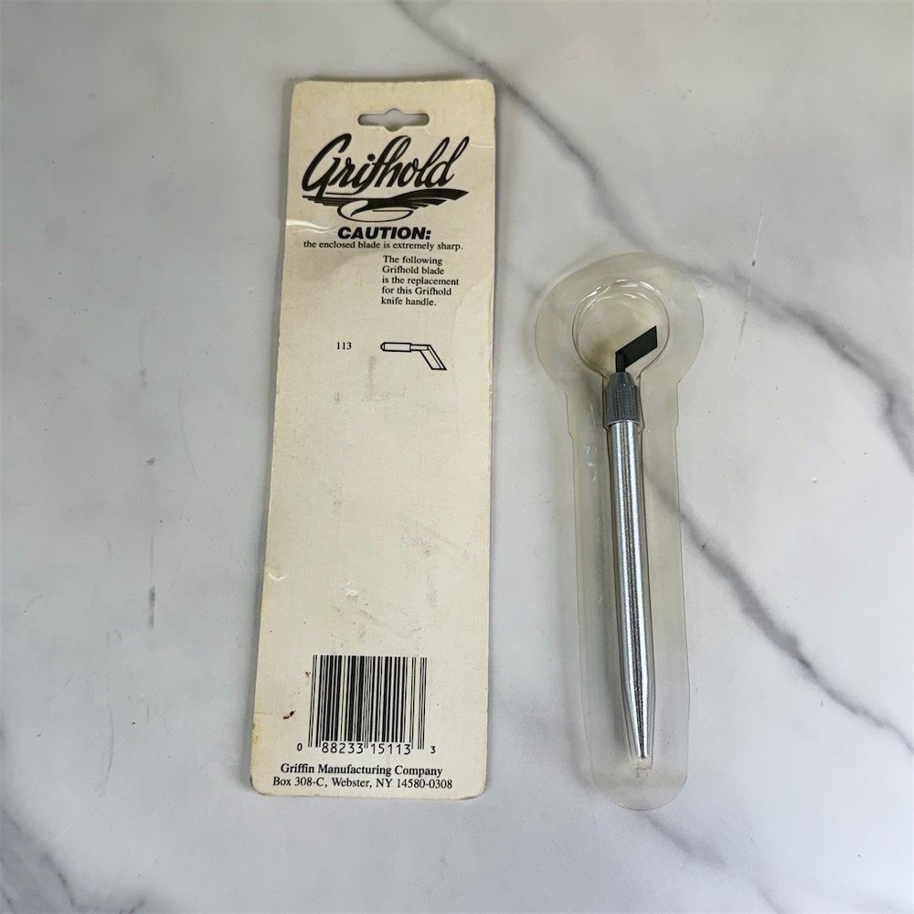 Grifhold Craft Knife Surgically Sharp Replaceable Blade Freehand Cutting