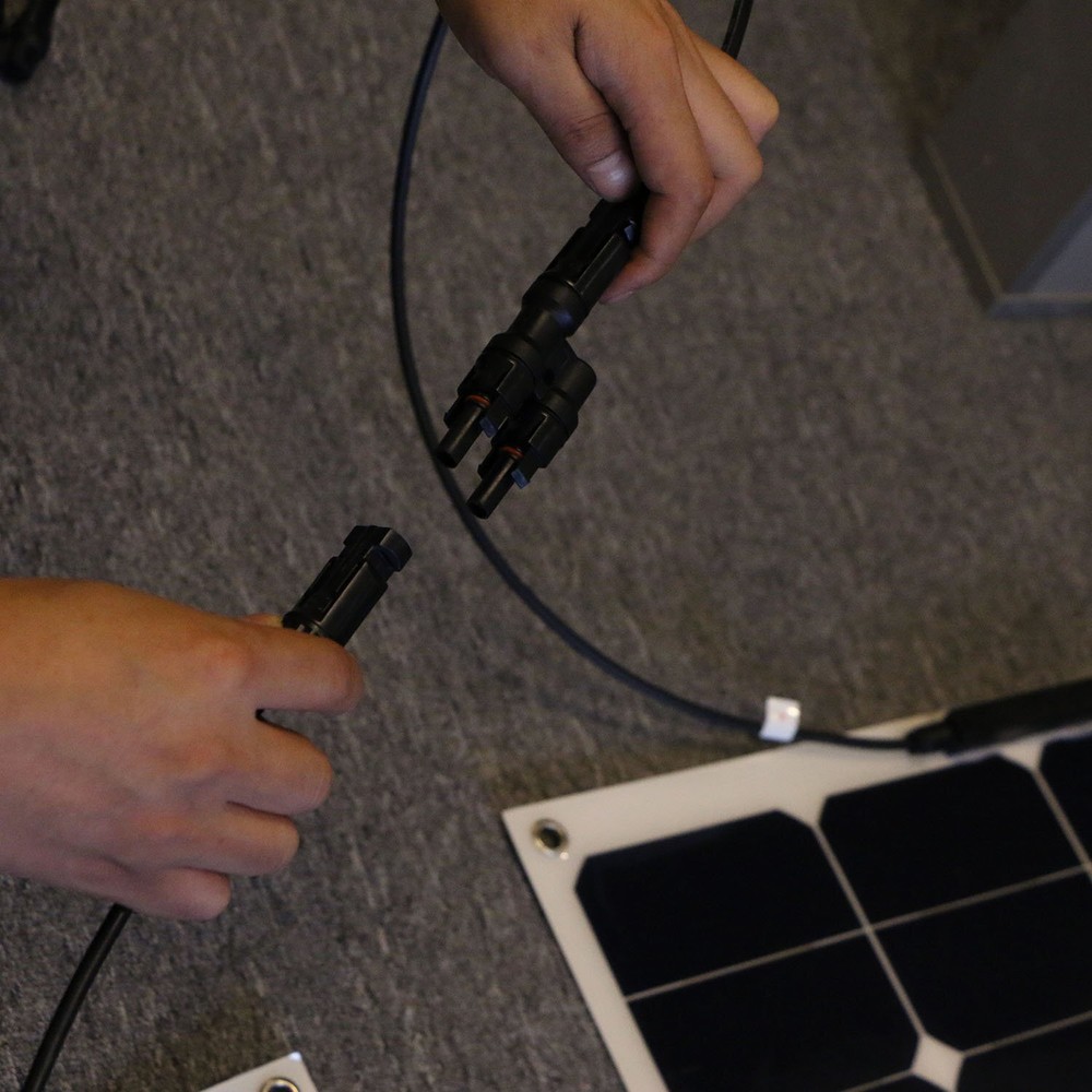 ALLPOWERS Y Connector MMF+FFM for Parallel Connection Between Solar Panels