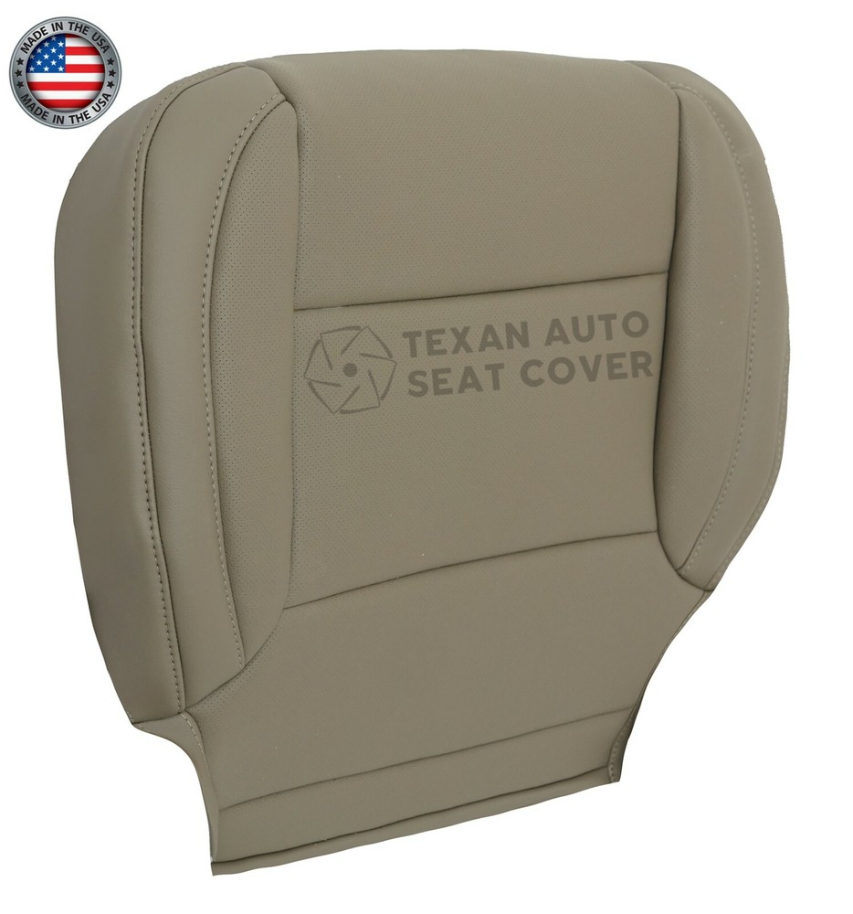 2015 Chevy Silverado LTZ LS Driver Side Bottom Leather Perforated Seat Cover Tan