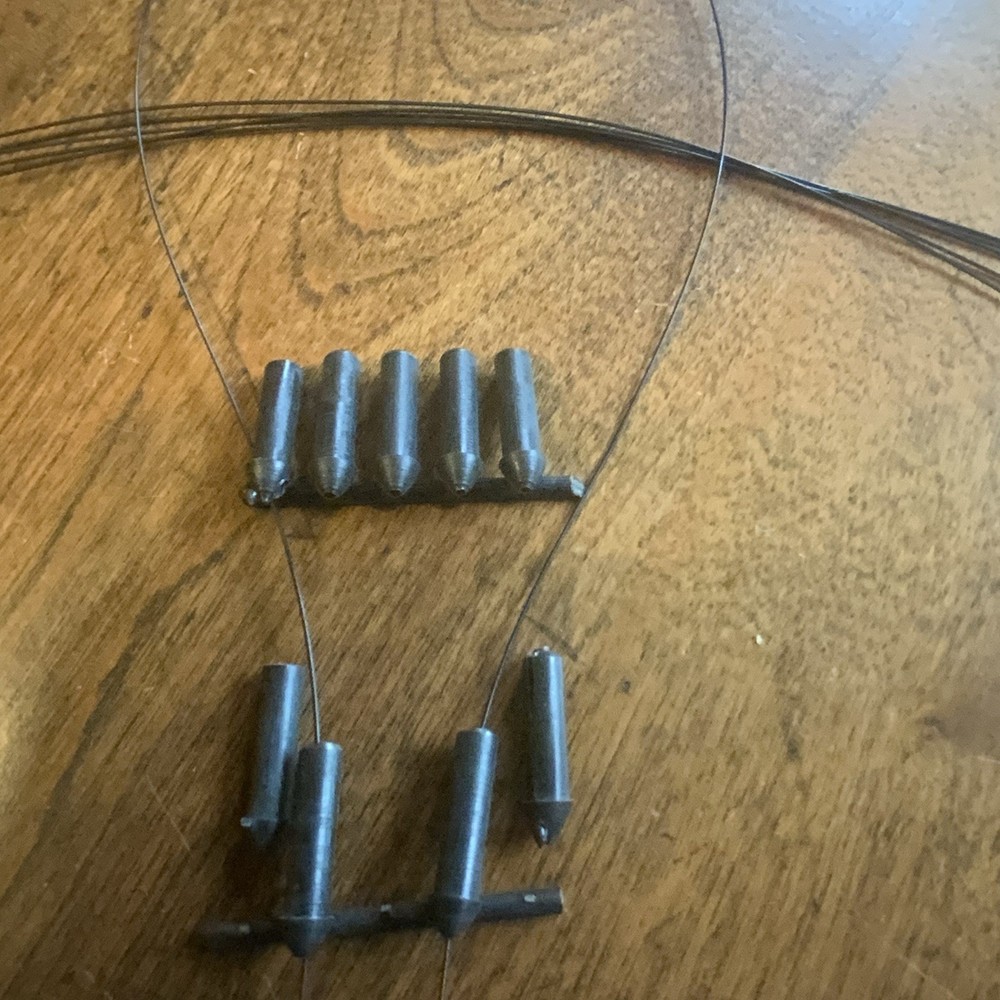 RC Airplane Control Surface Cables with Plastic Pass Through Guides