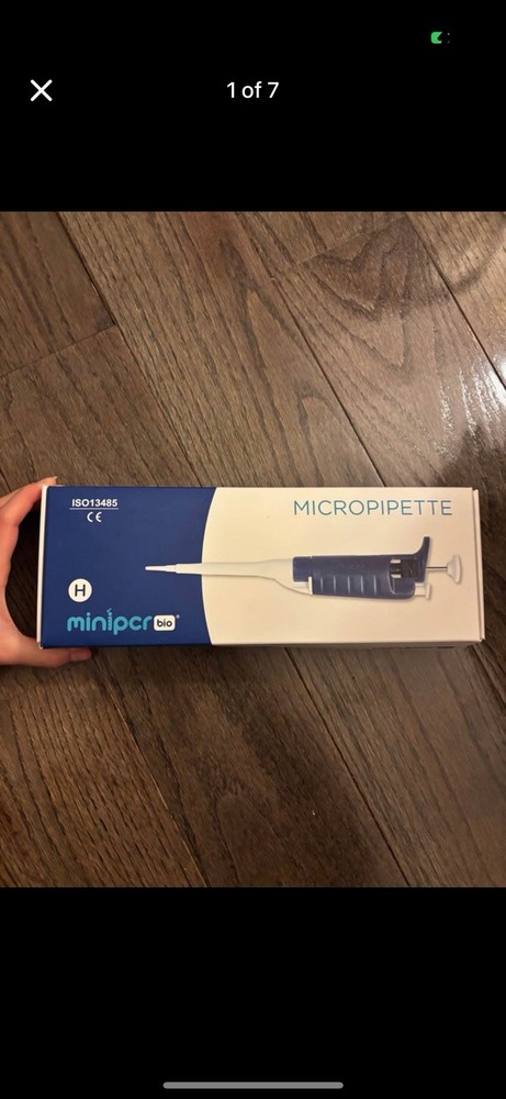 miniPCR bio Single Channel Micropipette for Laboratory Use