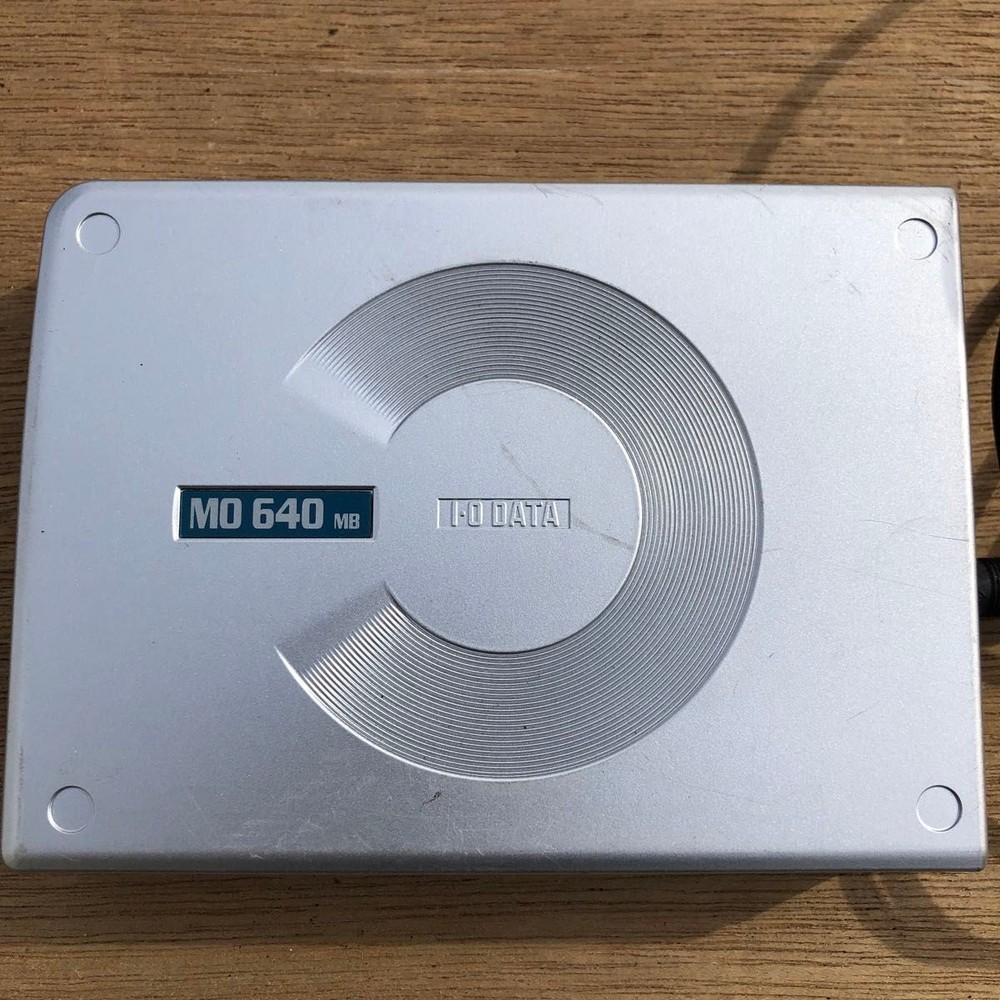 I.O DATA MO640 MO Drive External Storage Device Used