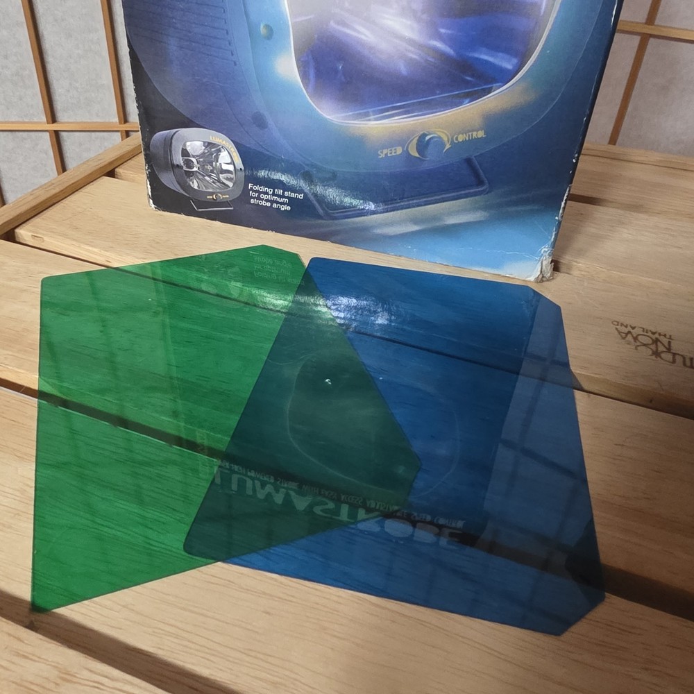 Lumastrobe Strobe Light Variable Speed/Color Tilt Stand WORKS READ