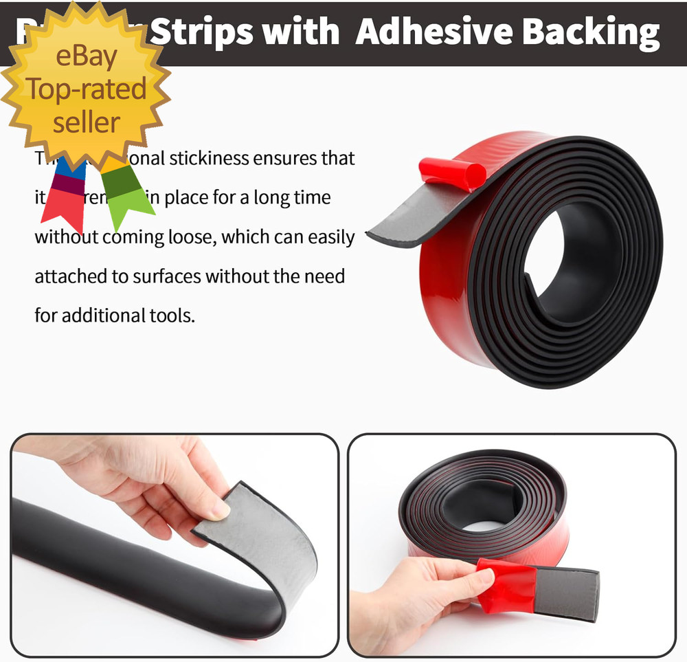 Self Adhesive Rubber Strips, Solid Neoprene Rubber Sheets Rolls Strips Adhesive