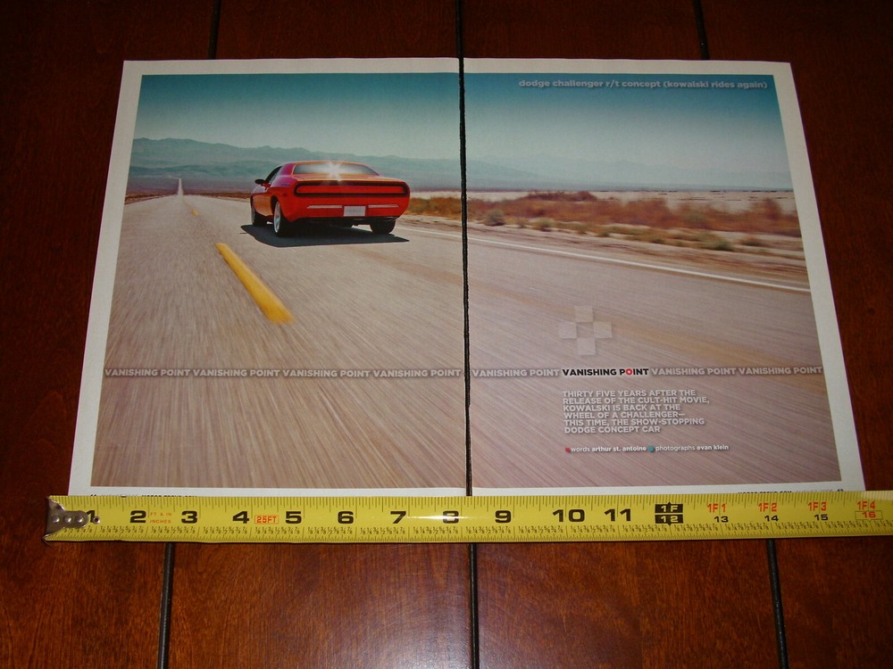 VANISHING POINT DODGE CHALLENGER ORIGINAL 2006 ARTICLE