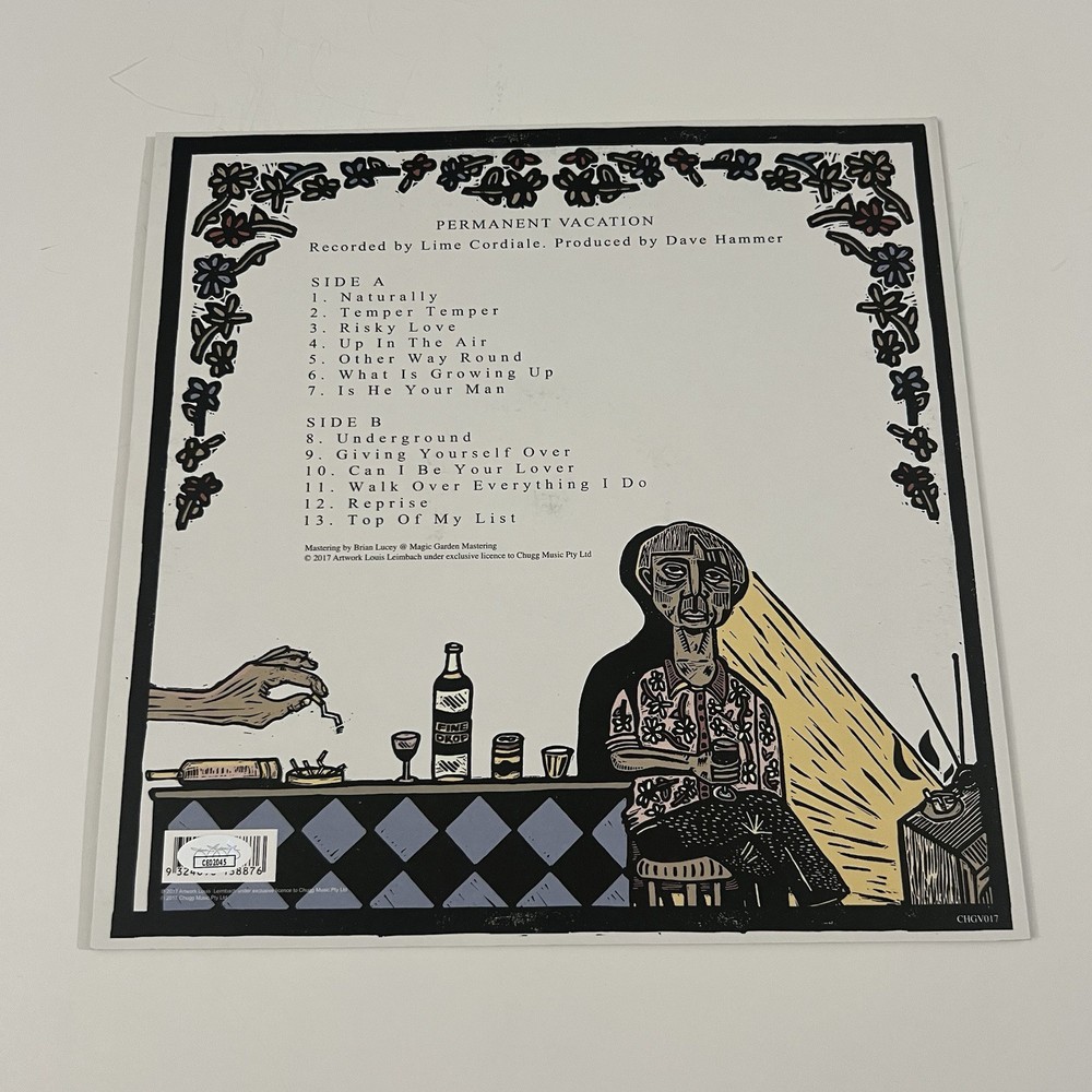 LIME CORDIALE SIGNED PERMANENT VACATION VINYL RECORD + JSA COA