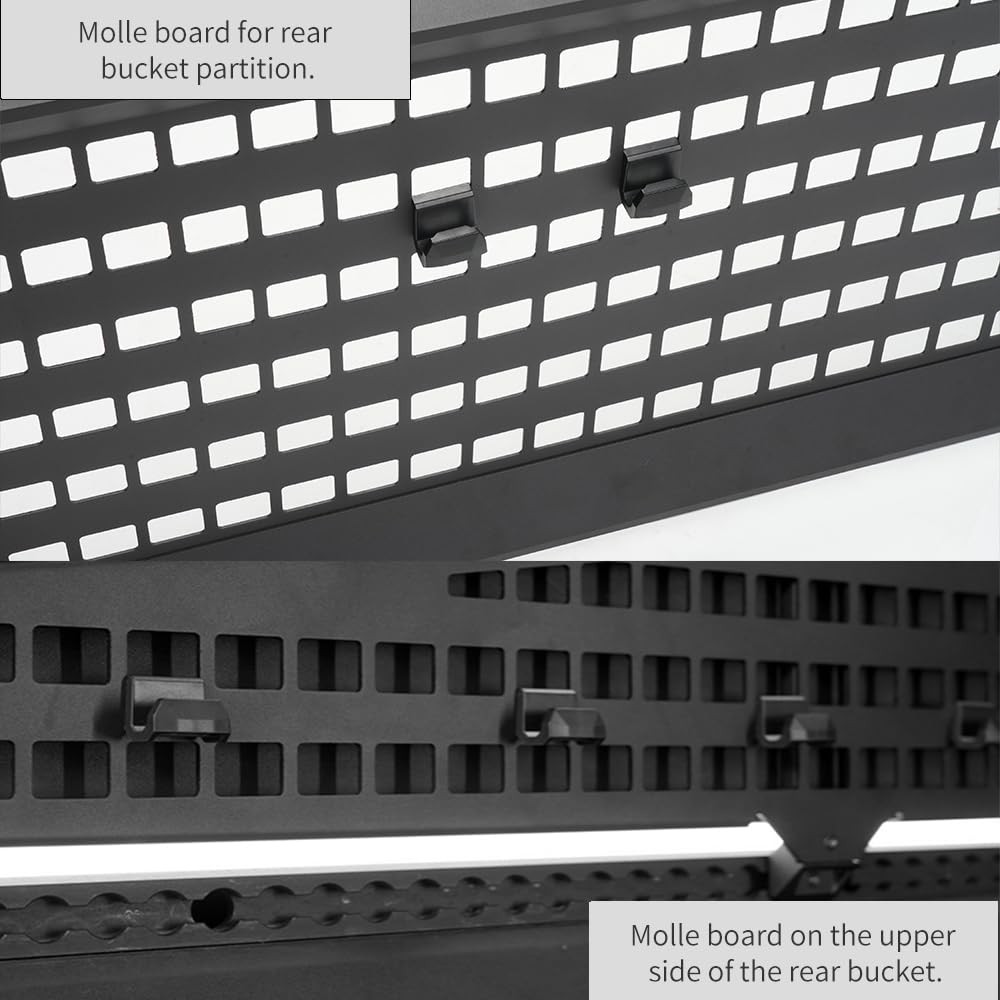 Truck Molle Panel Hooks8Pack Molle Panel MountsMolle Panel Accessories for Mo...