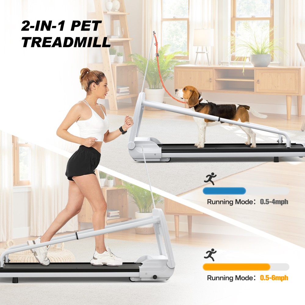 Quiet Smart Pet Treadmill W Adjustable Speed Perfect