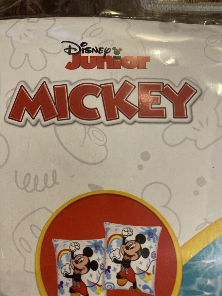 Mickey Mouse Float Armbands Pool Floaties Disney Junior Swimming Ages 3 - 6