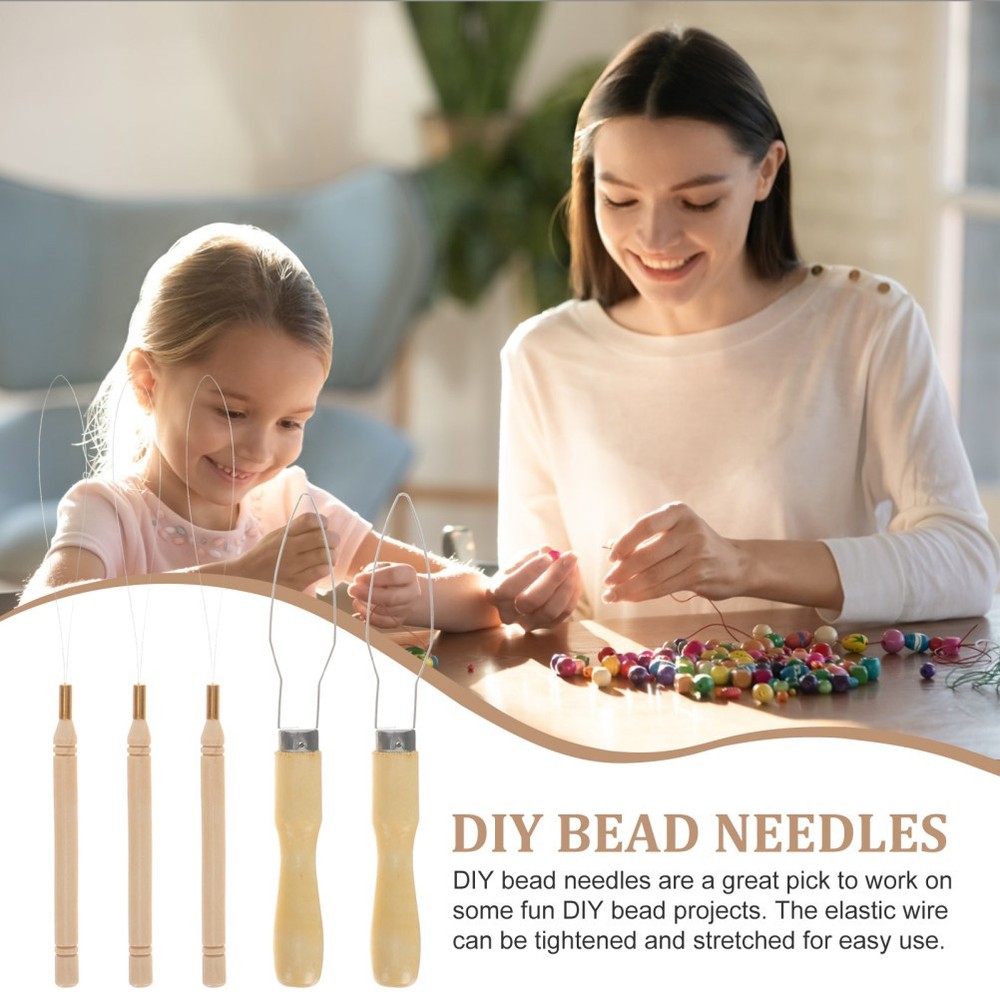 5 Pcs Wire Threader Beading Device Sewing and Embroidery Craft Tools