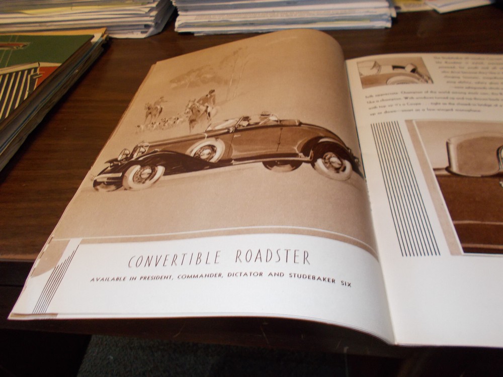 1932 Studebaker 48-page Sales Catalog / Original and Very Nice !!