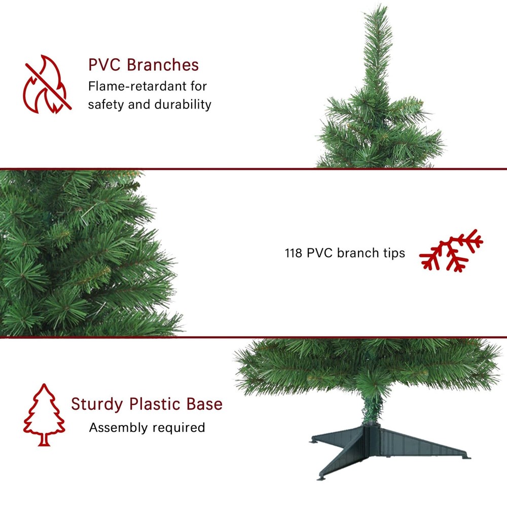 Jeco 3 FT Tacoma Pine Artificial Christmas Tree