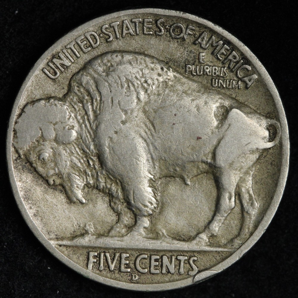 1917-D Buffalo Nickel CHOICE VF E397 KHN