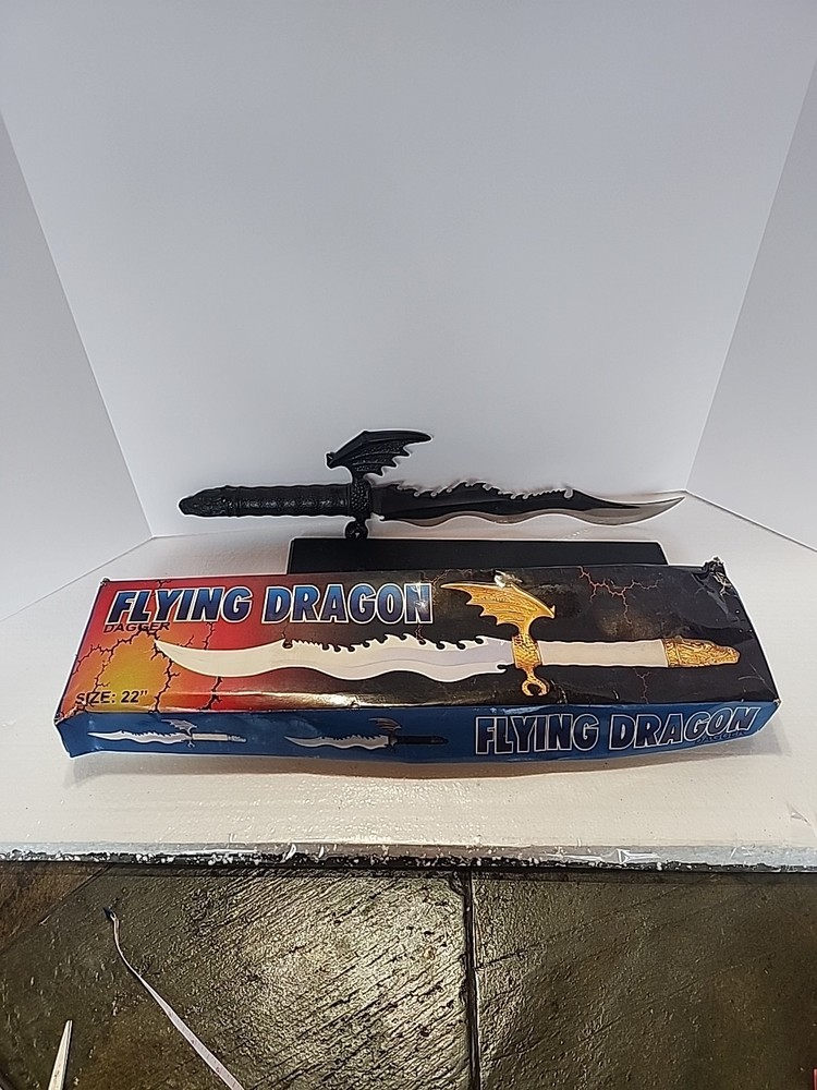 22 inch Flying Dragon Dagger Missing Stand Prop