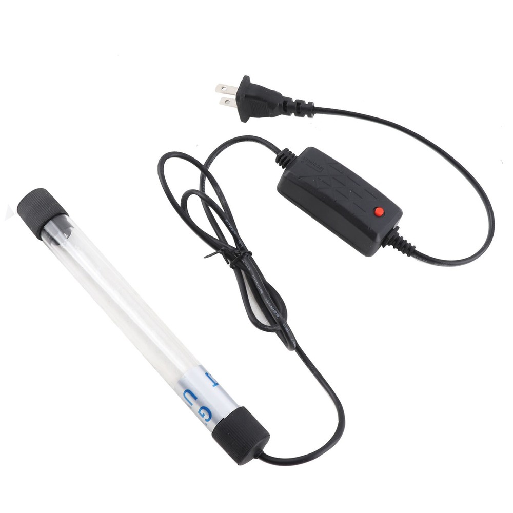 Aquarium Clean Light 7W Mini Algae Removal Light Waterproof for Fish Tank Timer