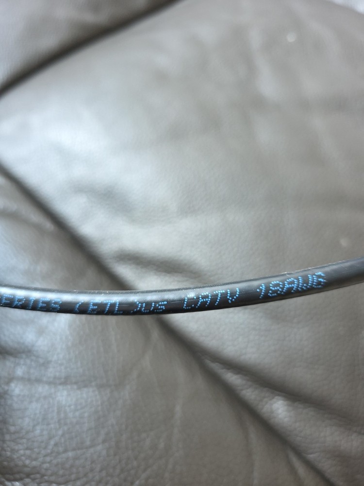 RG6, Coax, CATV, Cable, 500FT, Black.